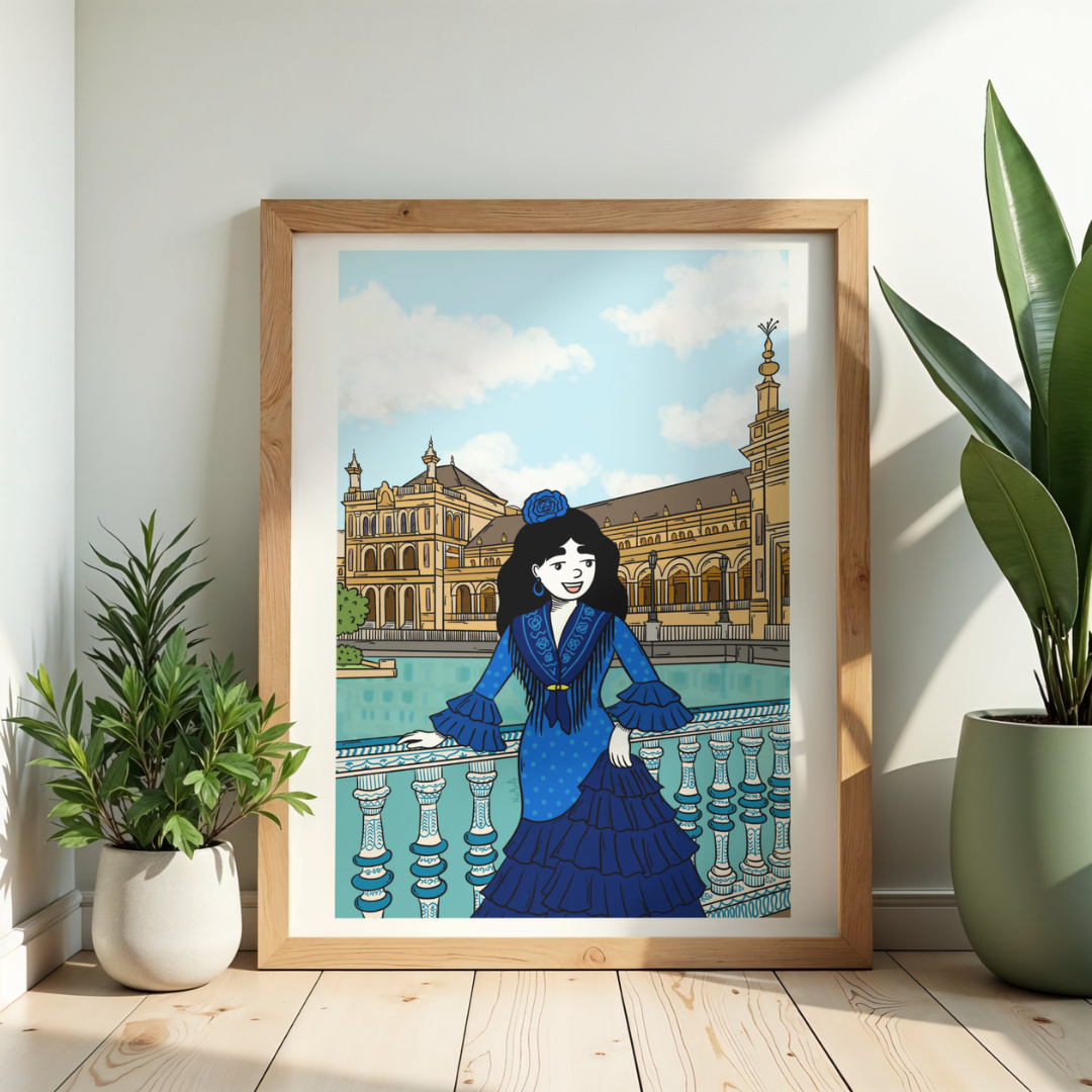 Ilustración "Ofelia en Sevilla" (EDICIÓN ESPECIAL)