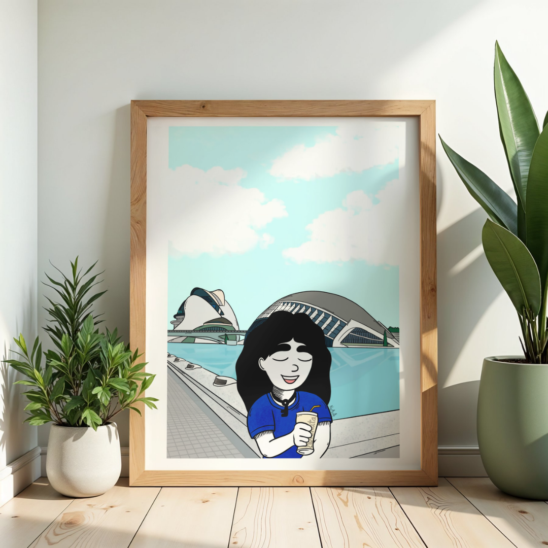 Ilustración "Ofelia en Valencia" (EDICIÓN ESPECIAL)