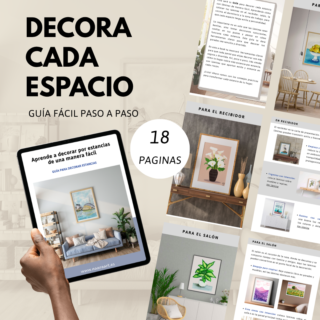 Decora por estancias de una manera fácil