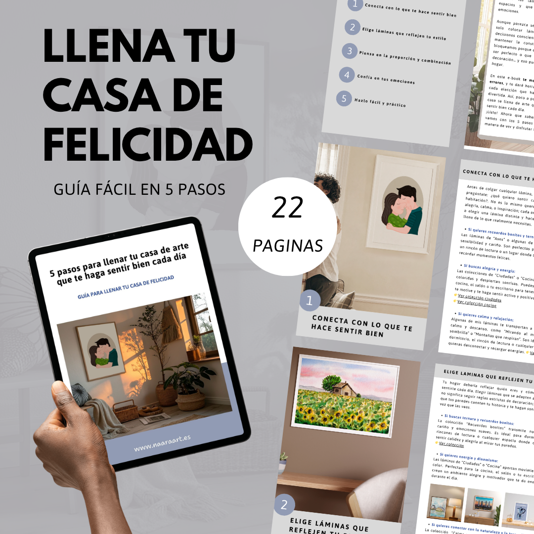 5 pasos para llenar tu casa de felicidad