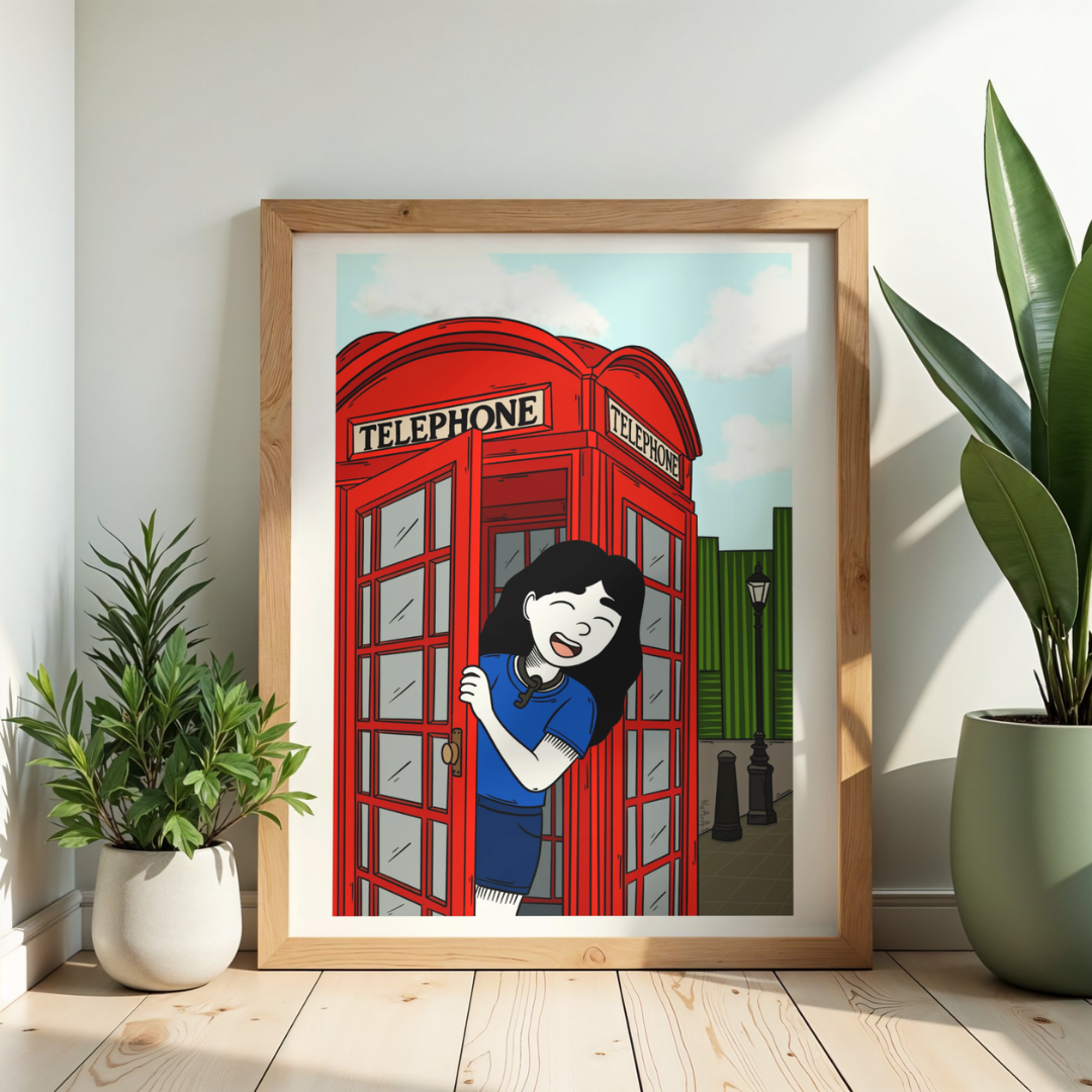 Ilustración "Ofelia en Londres" (EDICIÓN ESPECIAL)
