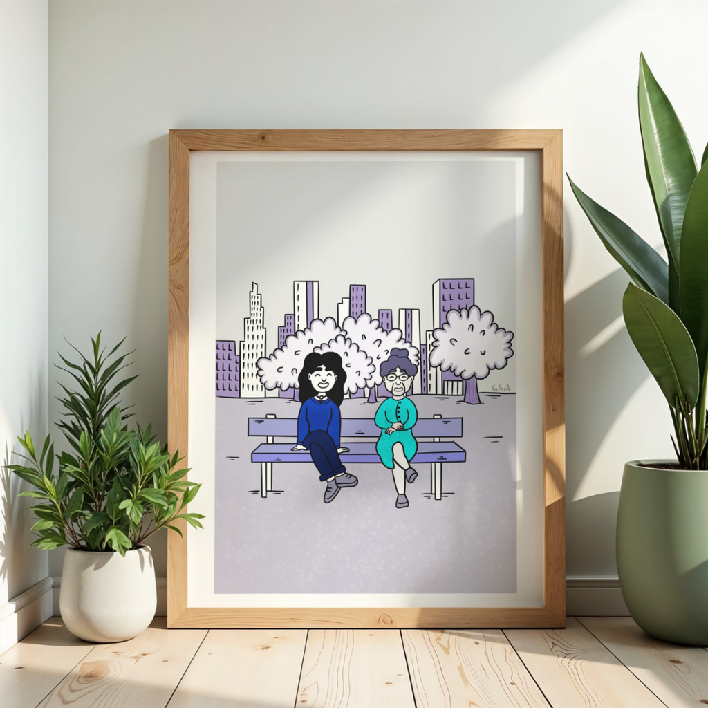 Ilustración "Ofelia en la ciudad" (EDICIÓN ESPECIAL)