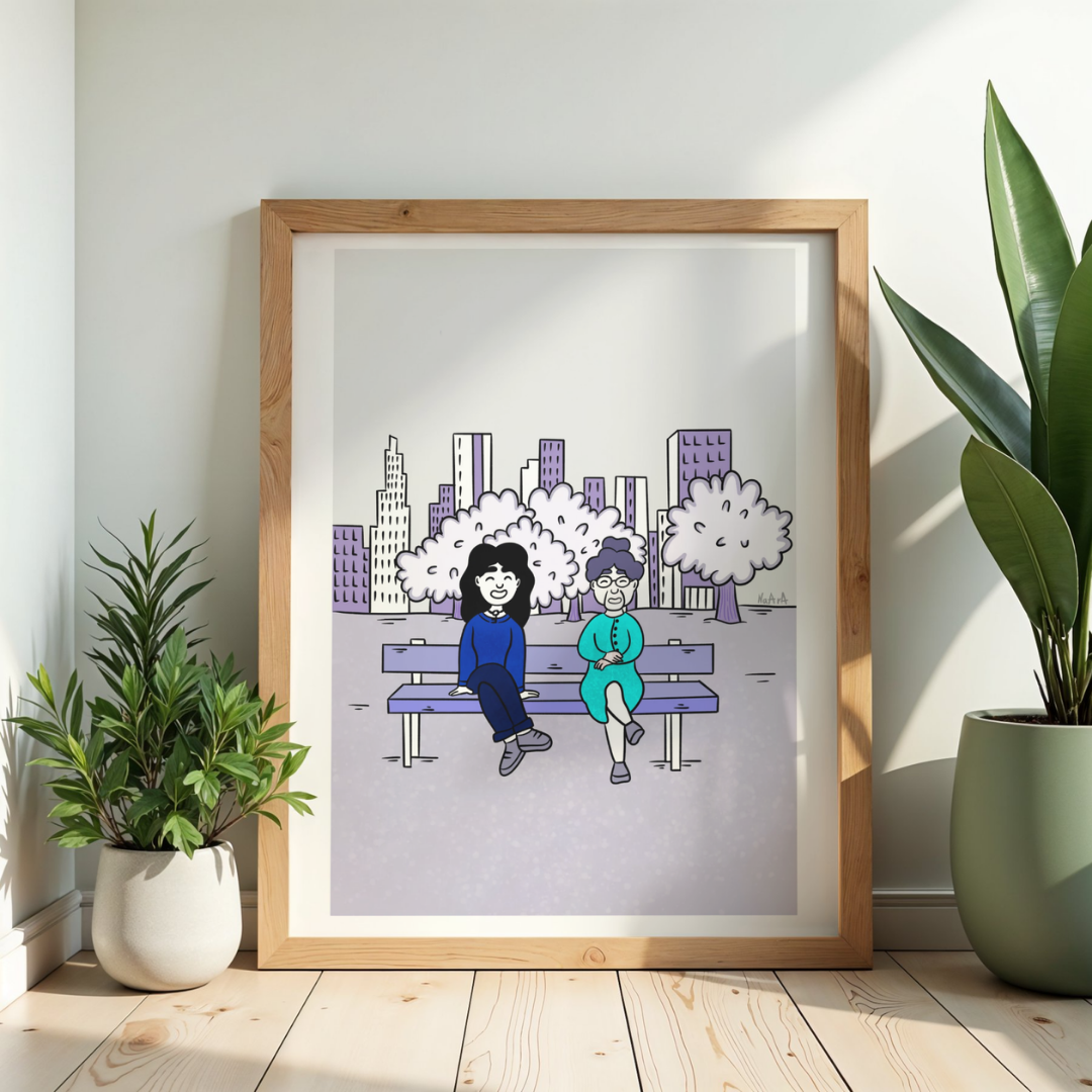 Ilustración "Ofelia en la ciudad" (EDICIÓN ESPECIAL)