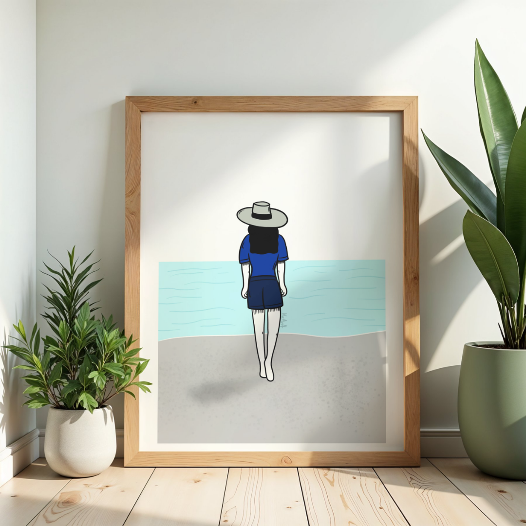 Ilustración "Ofelia mirando al mar" (EDICIÓN ESPECIAL)