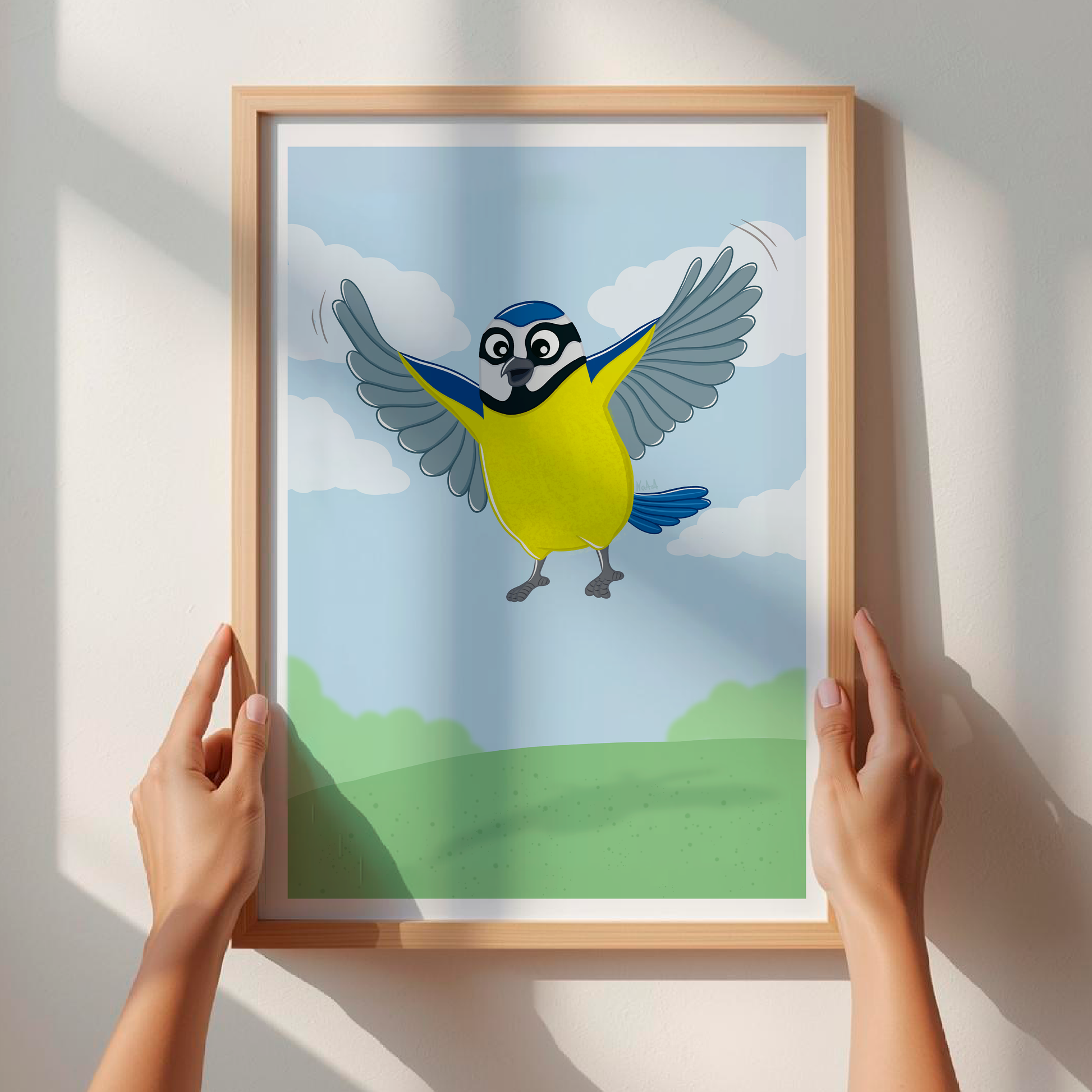 ⬇️ Lámina herrerillo "Salto de ilusión"