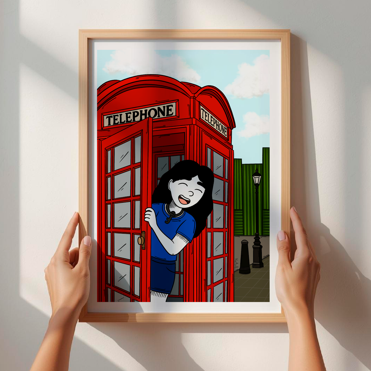 Ilustración "Ofelia en Londres" (EDICIÓN ESPECIAL)