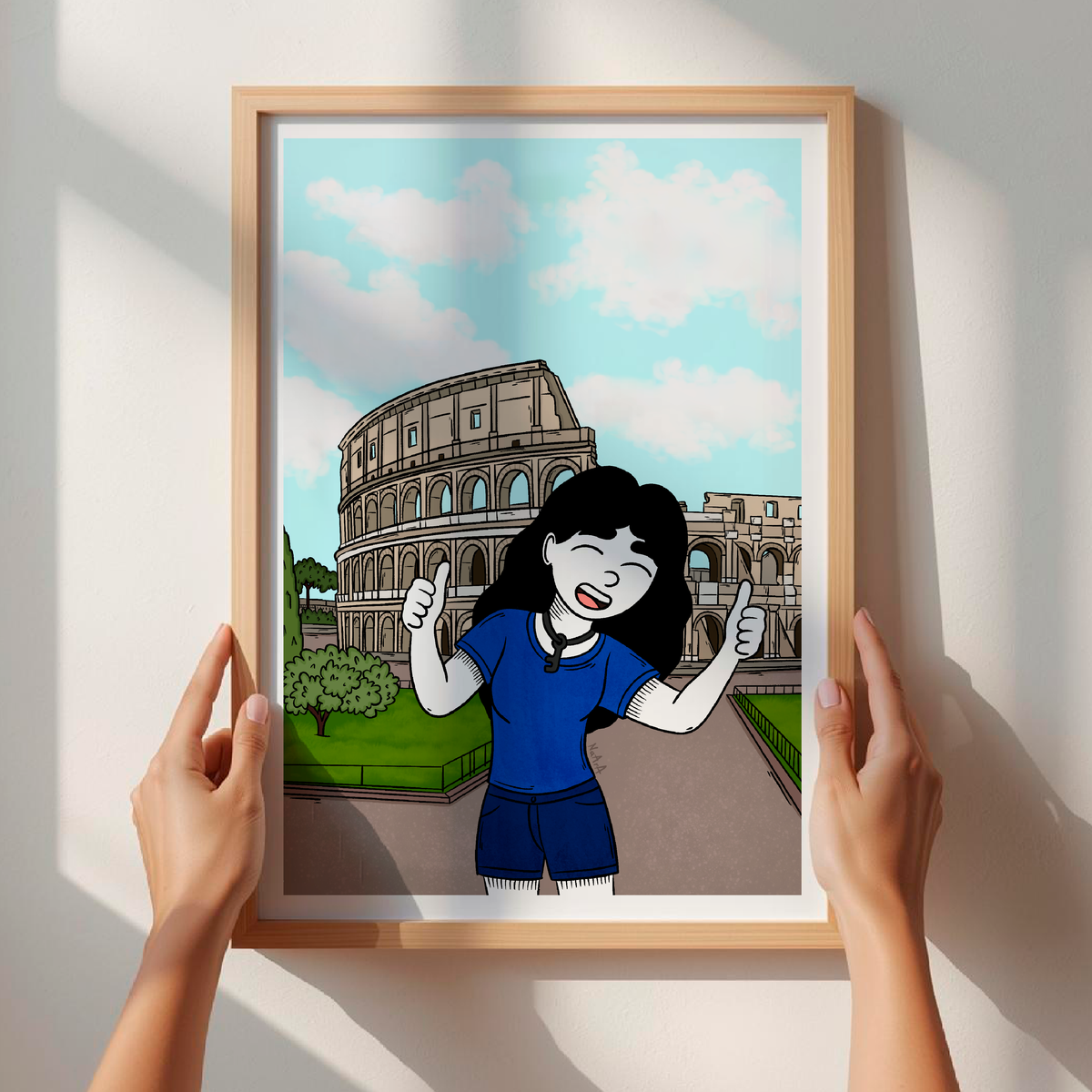 Ilustración "Ofelia en Roma" (EDICIÓN ESPECIAL)