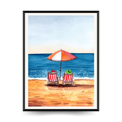 Lámina bajo la sombrilla