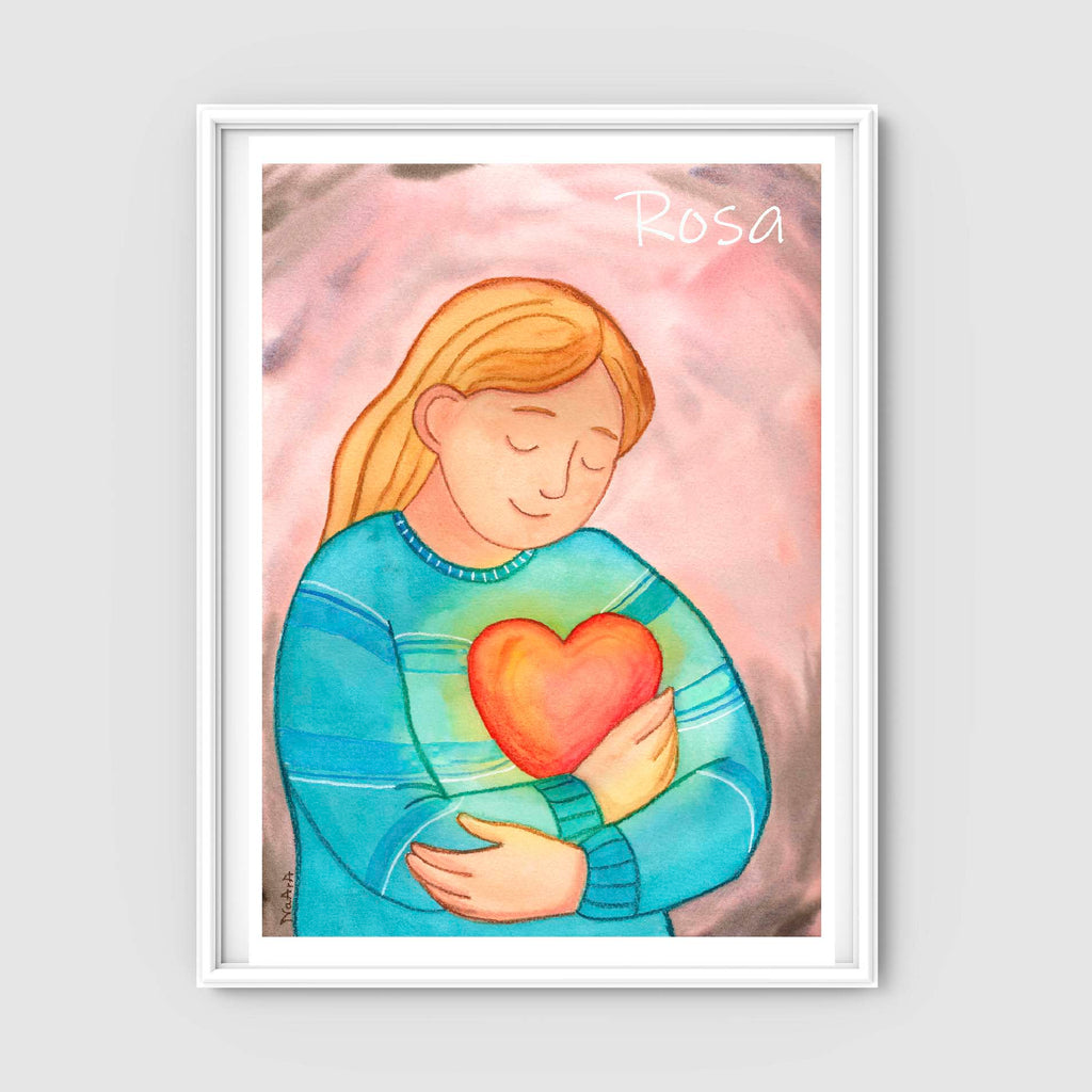 Siempre en mi corazón - personalizable con nombre