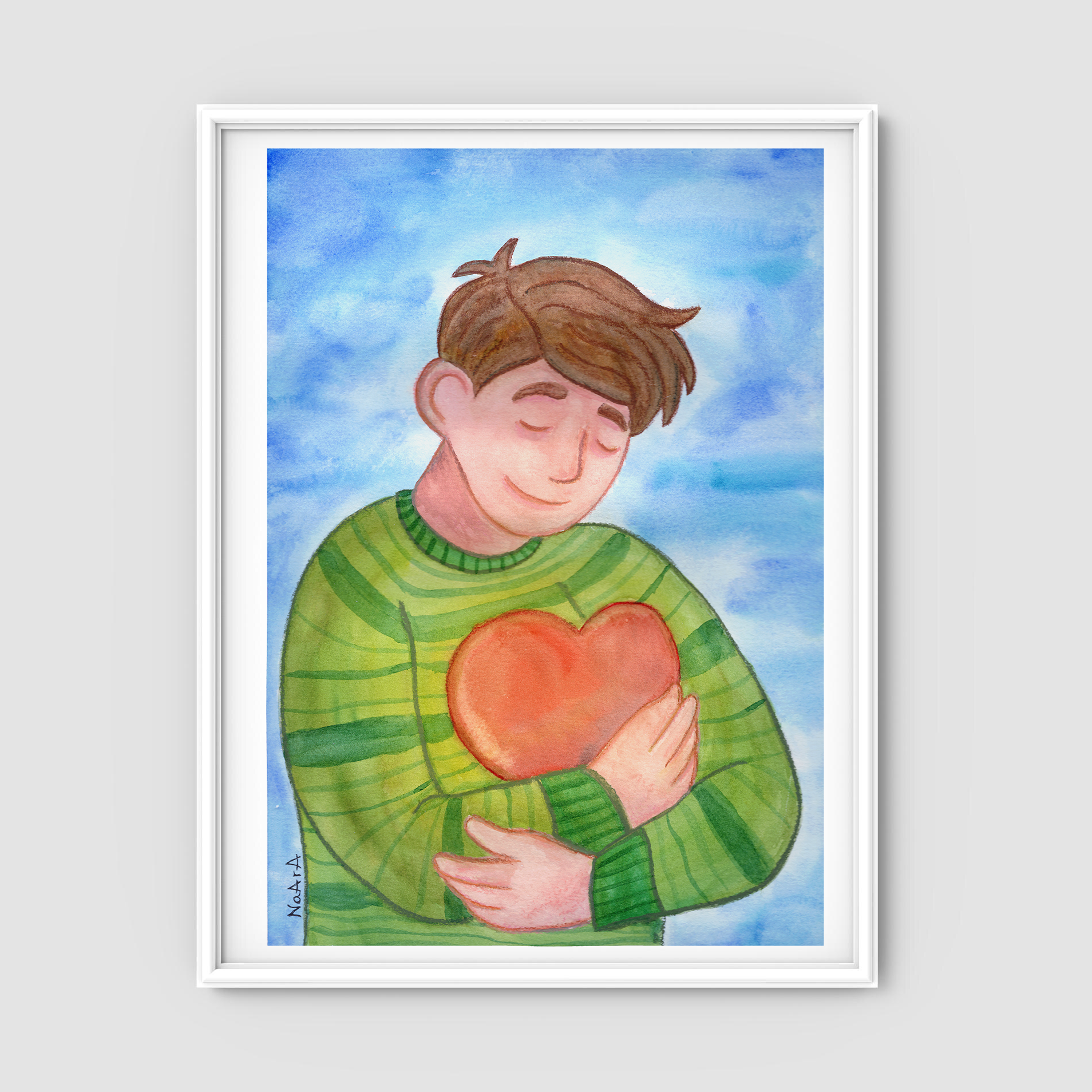 Lámina siempre en mi corazón (Diseño mujer u hombre)