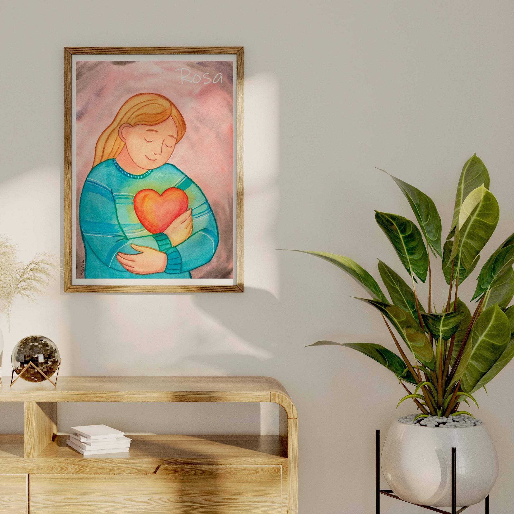 Siempre en mi corazón - personalizable con nombre