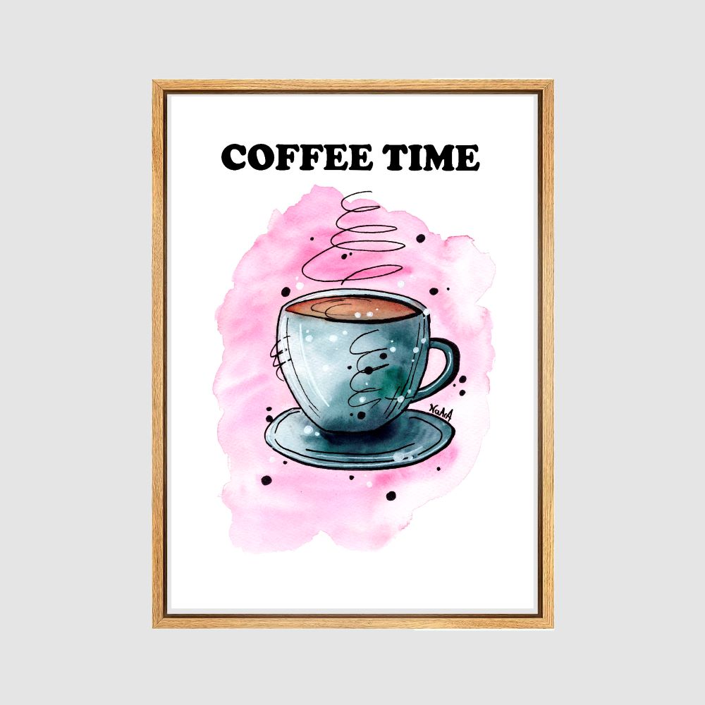💻 Coffee time (Lámina digital)