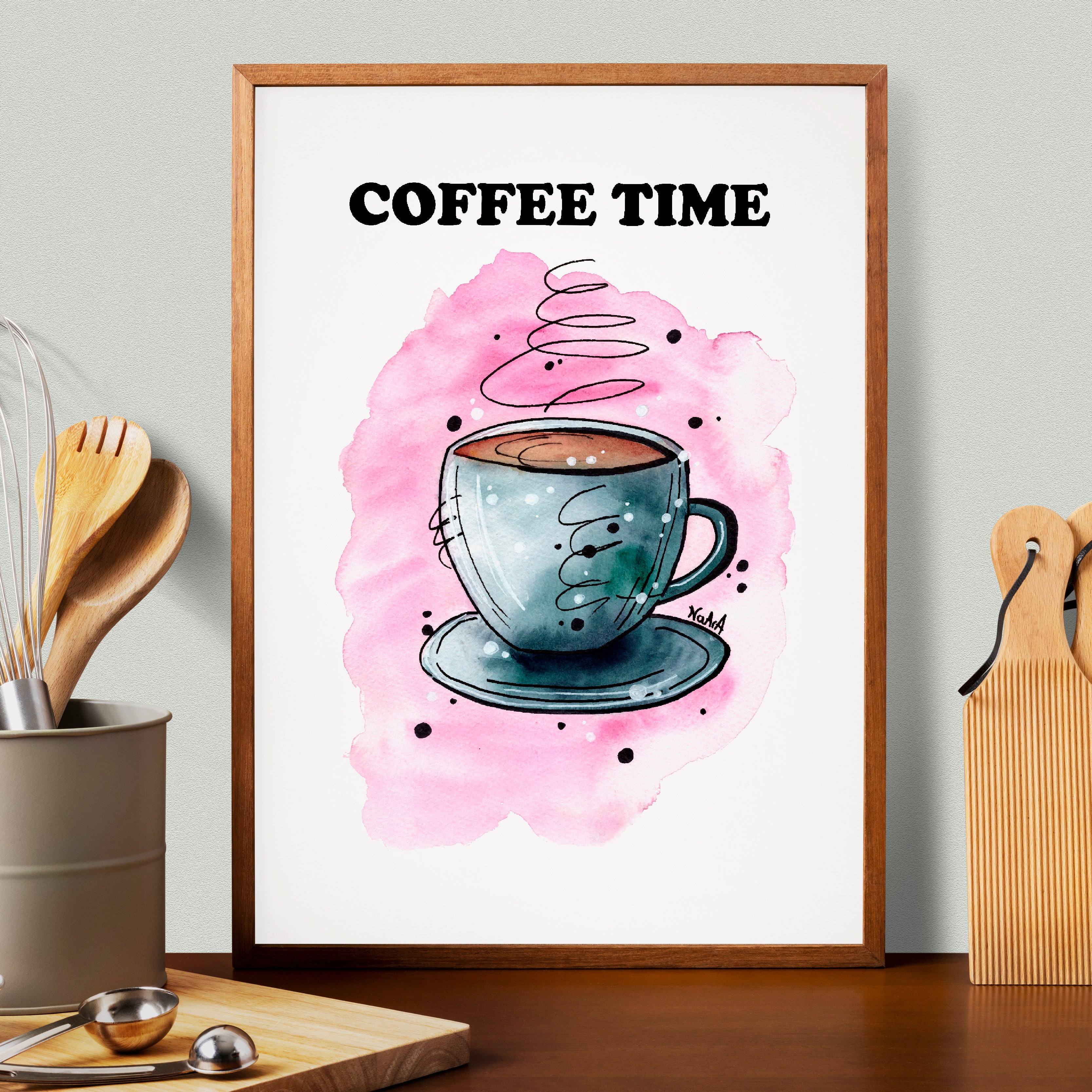 Lámina coffee time