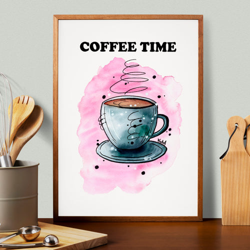 Lámina coffee time