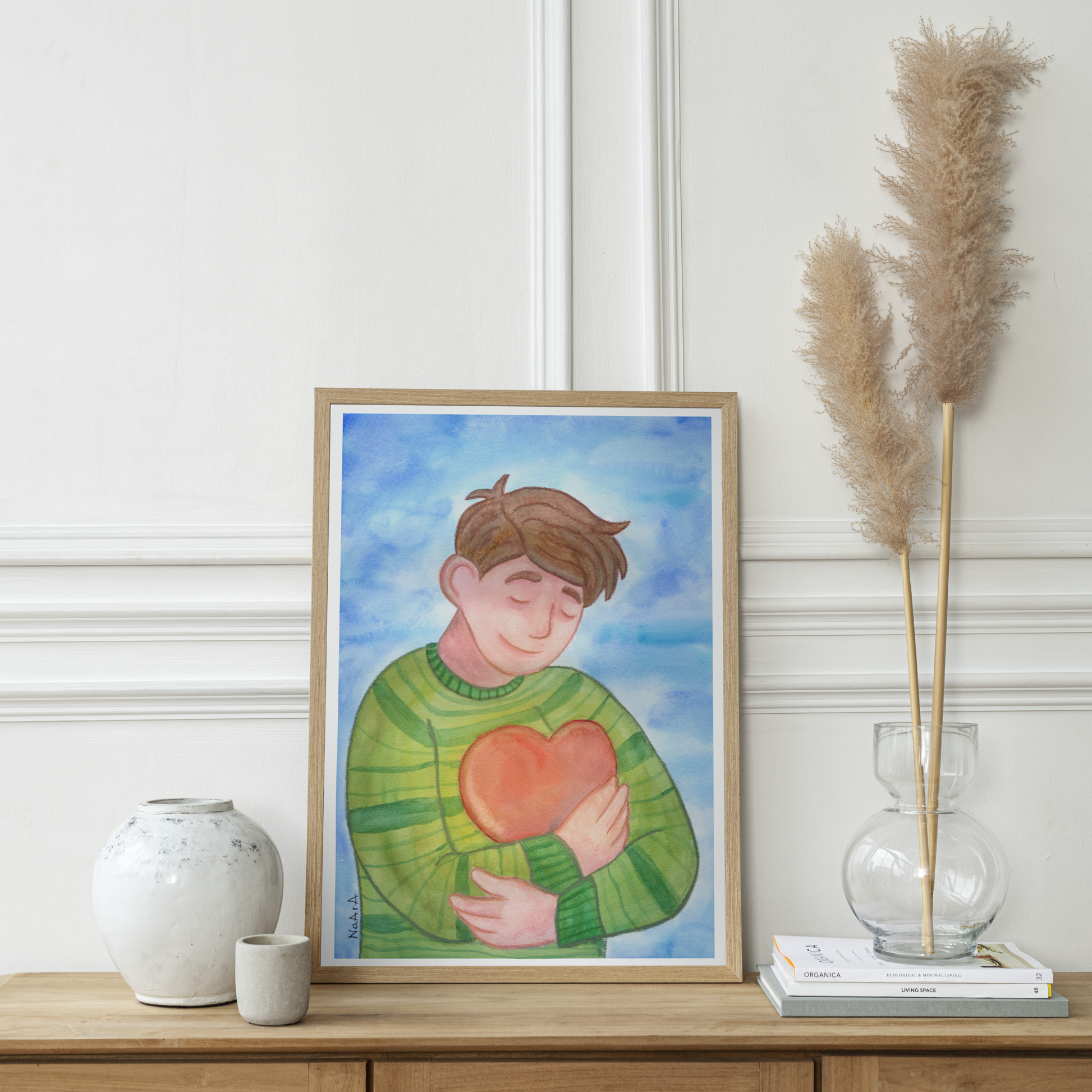 ⬇️ Lámina "Siempre en mi corazón" - Diseño hombre