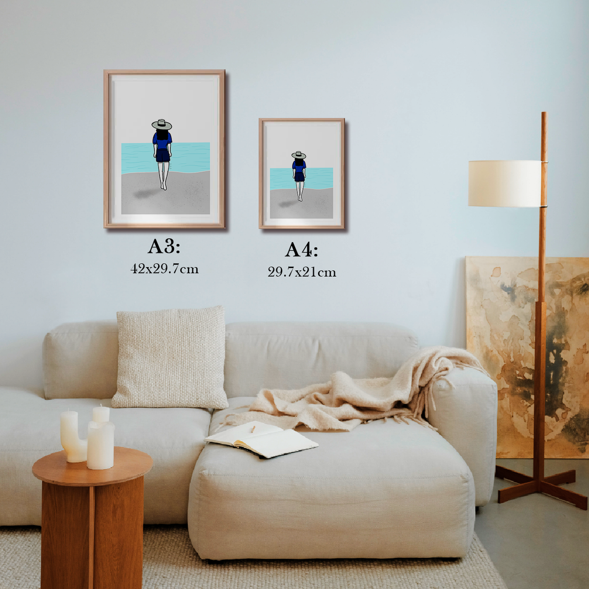 Ilustración "Ofelia mirando al mar" (EDICIÓN ESPECIAL)