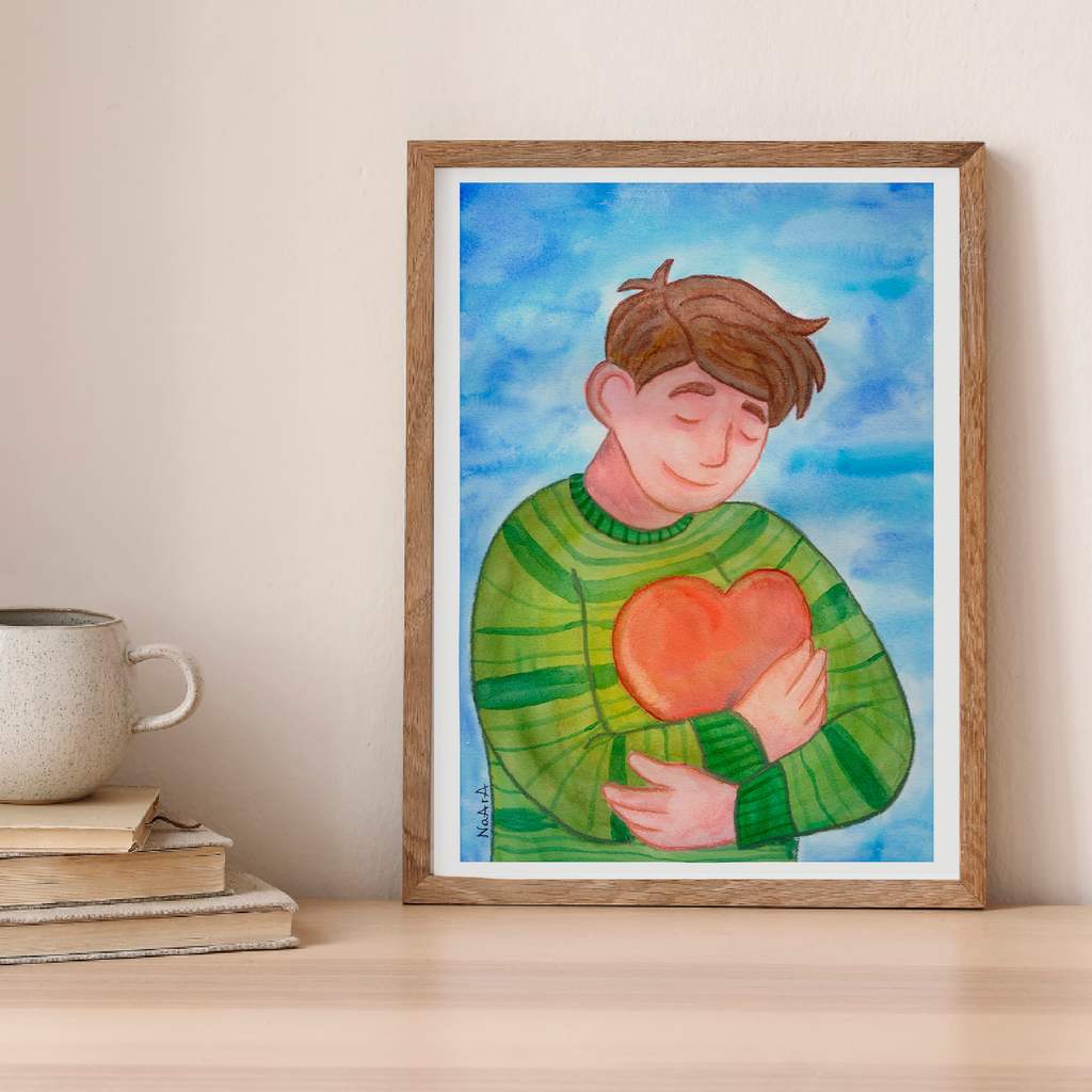 Lámina siempre en mi corazón (Diseño mujer u hombre)