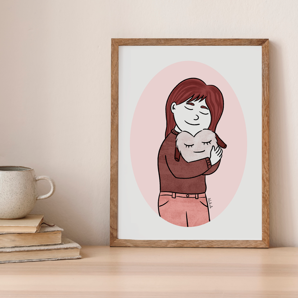 Lámina digital "Abrazar su ausencia"