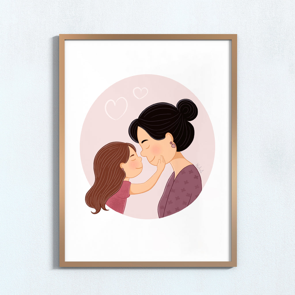 Lámina digital te quiero, mamá