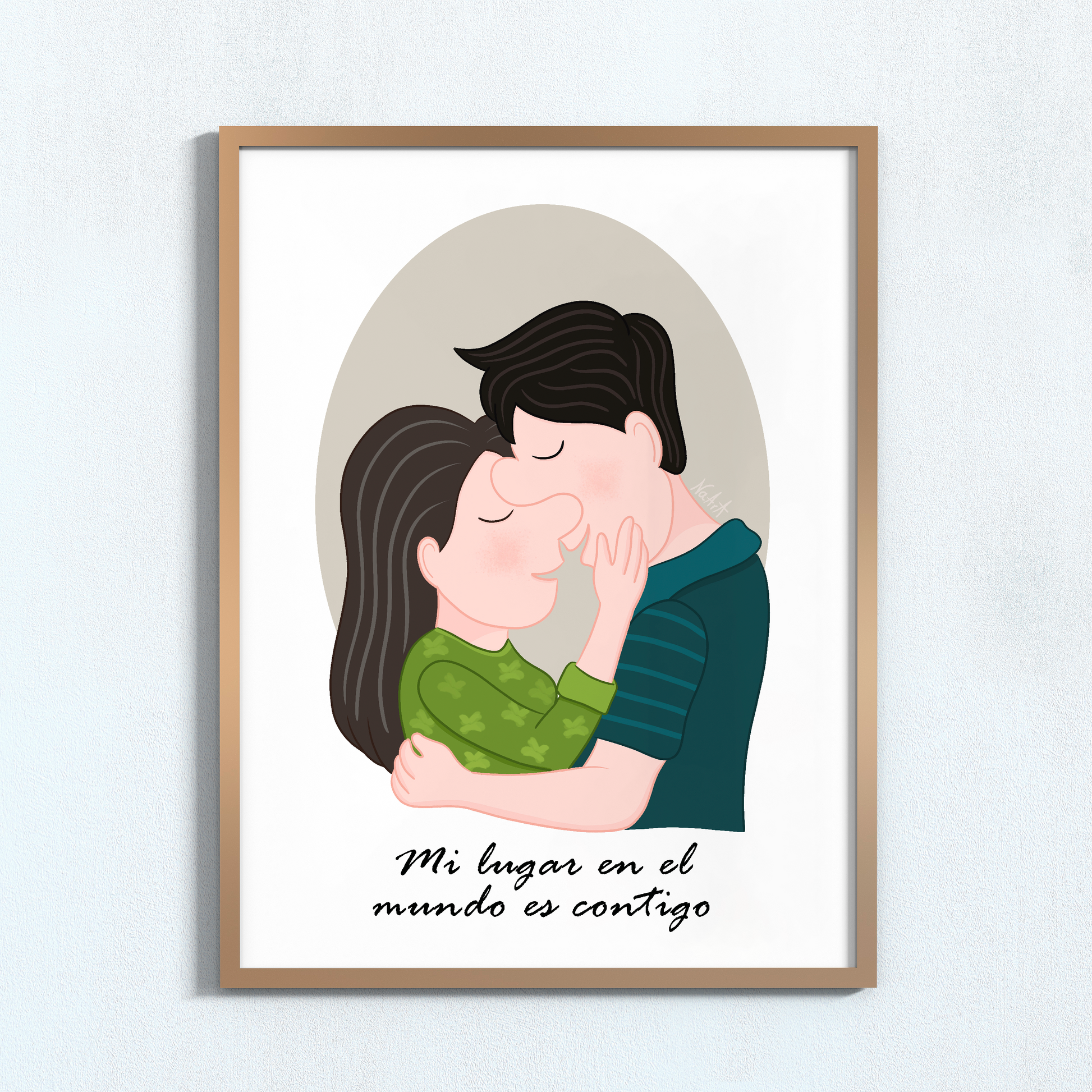 Lámina mi lugar es contigo