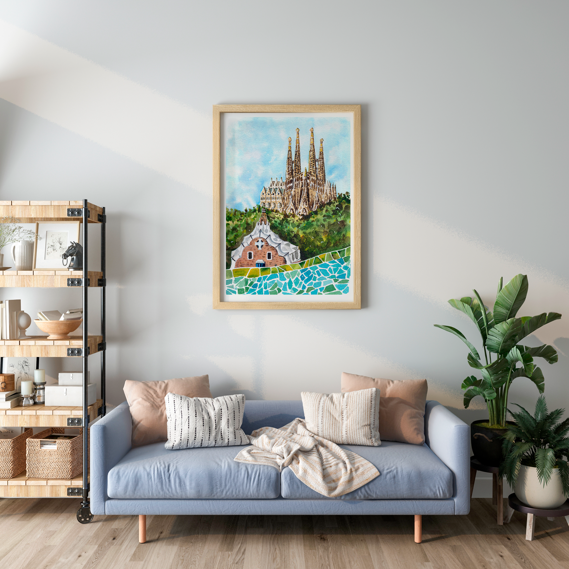 ⬇️ Lámina un recuerdo de Barcelona