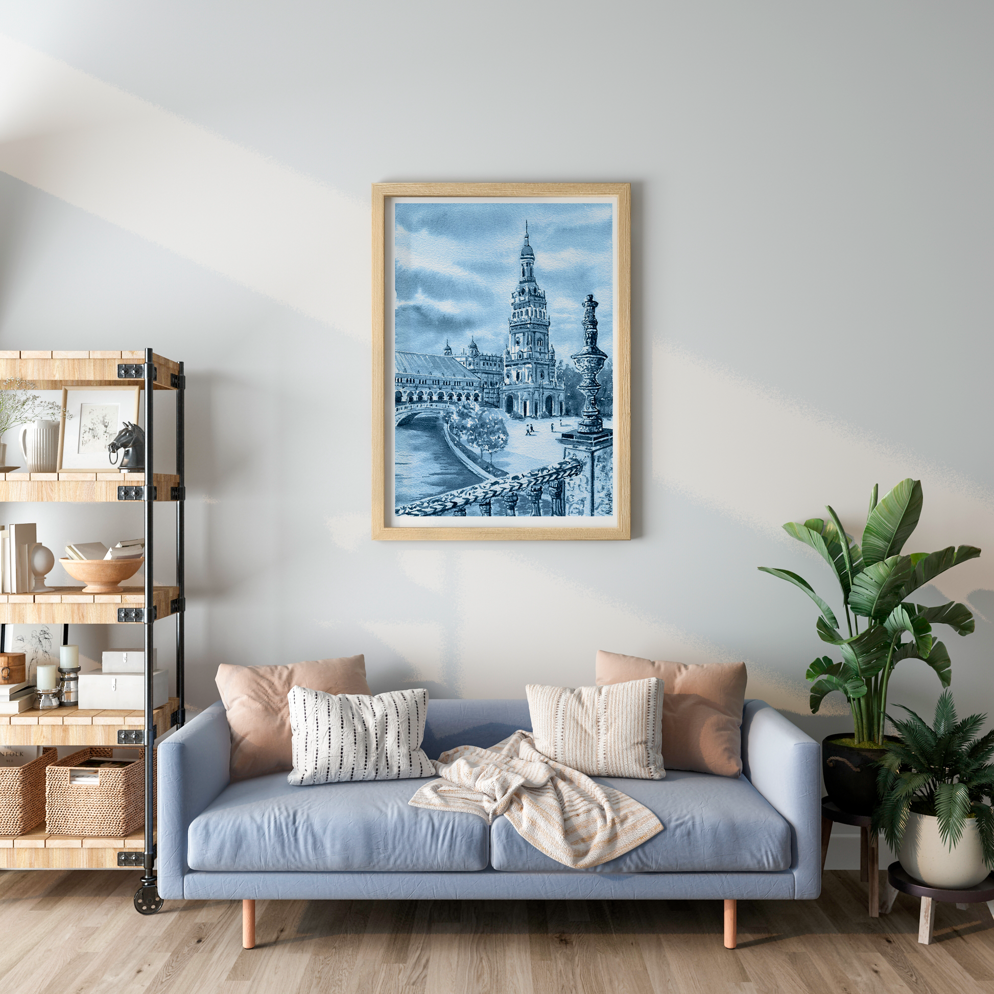 ⬇️ Lámina Plaza de España, Sevilla