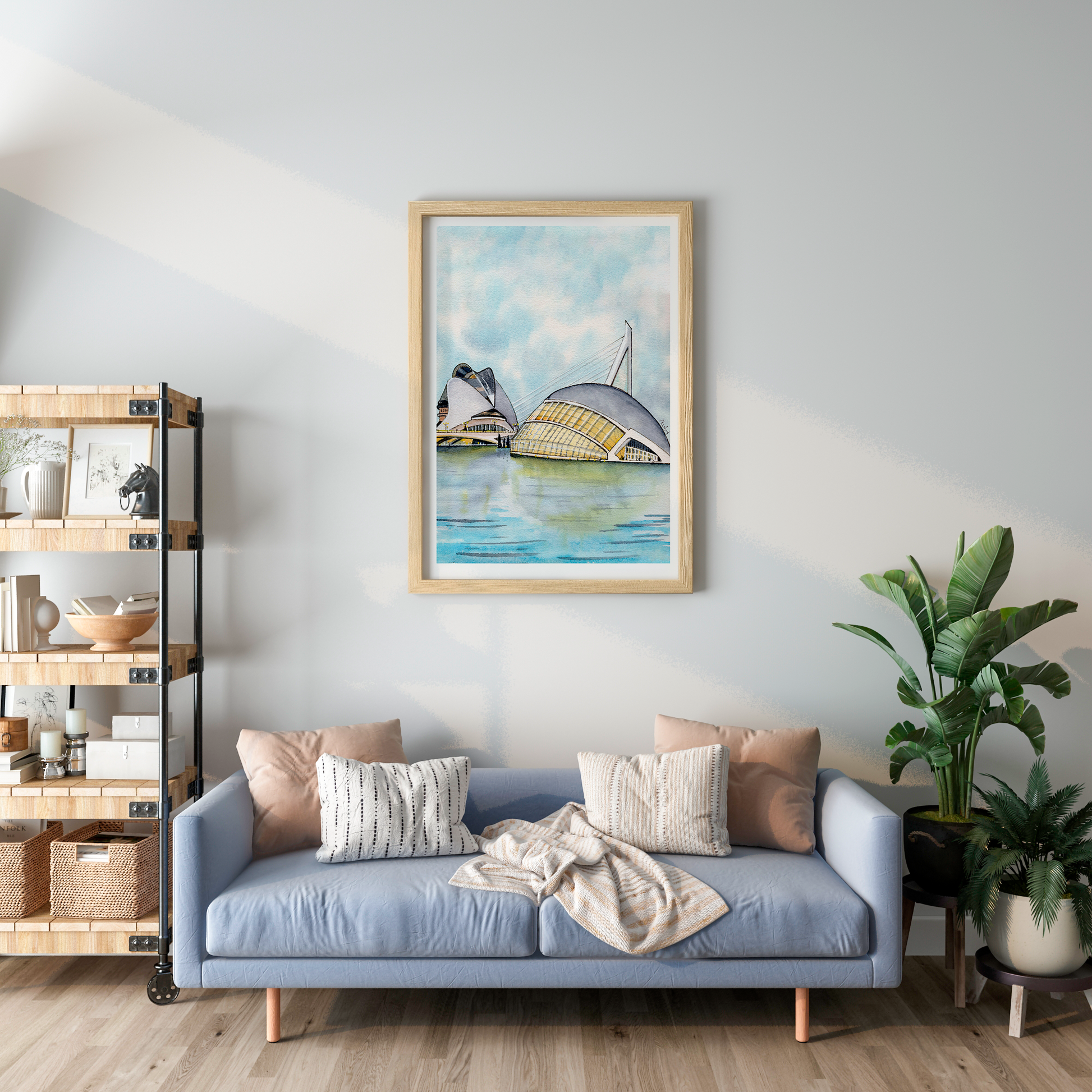 ⬇️ Lámina Ciudad de las Artes y las Ciencias de Valencia