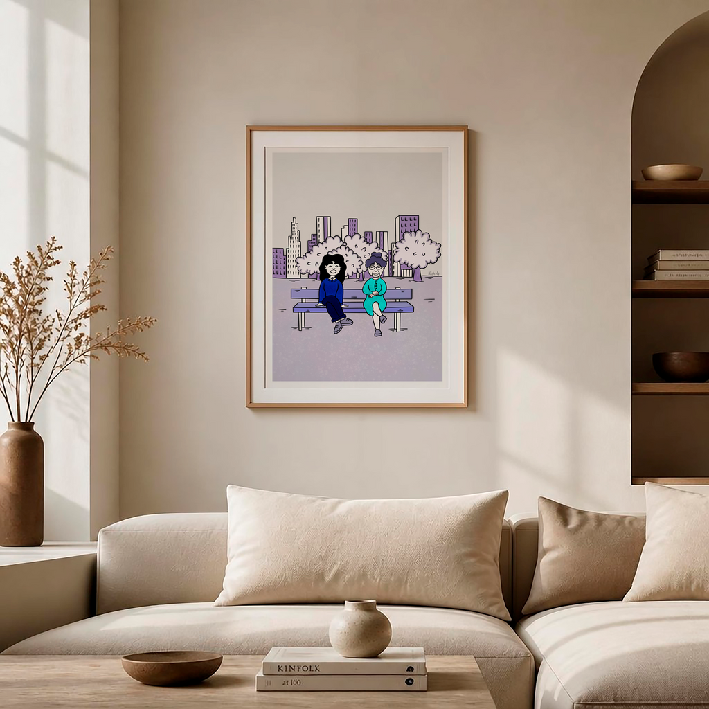 Ilustración "Ofelia en la ciudad" (EDICIÓN ESPECIAL)