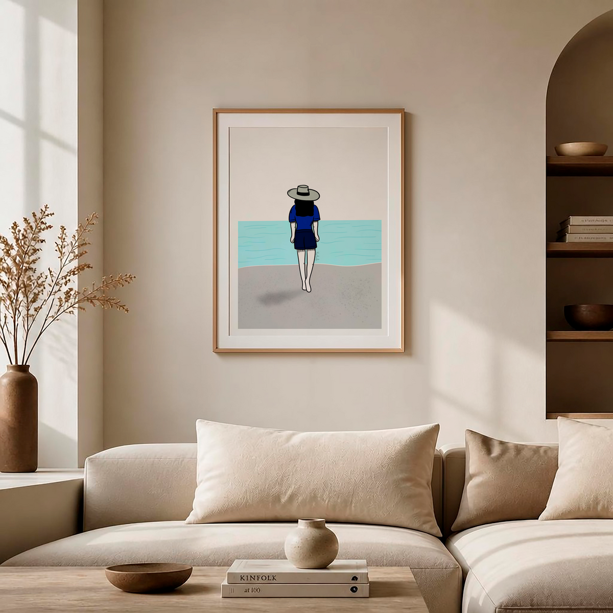 Ilustración "Ofelia mirando al mar" (EDICIÓN ESPECIAL)