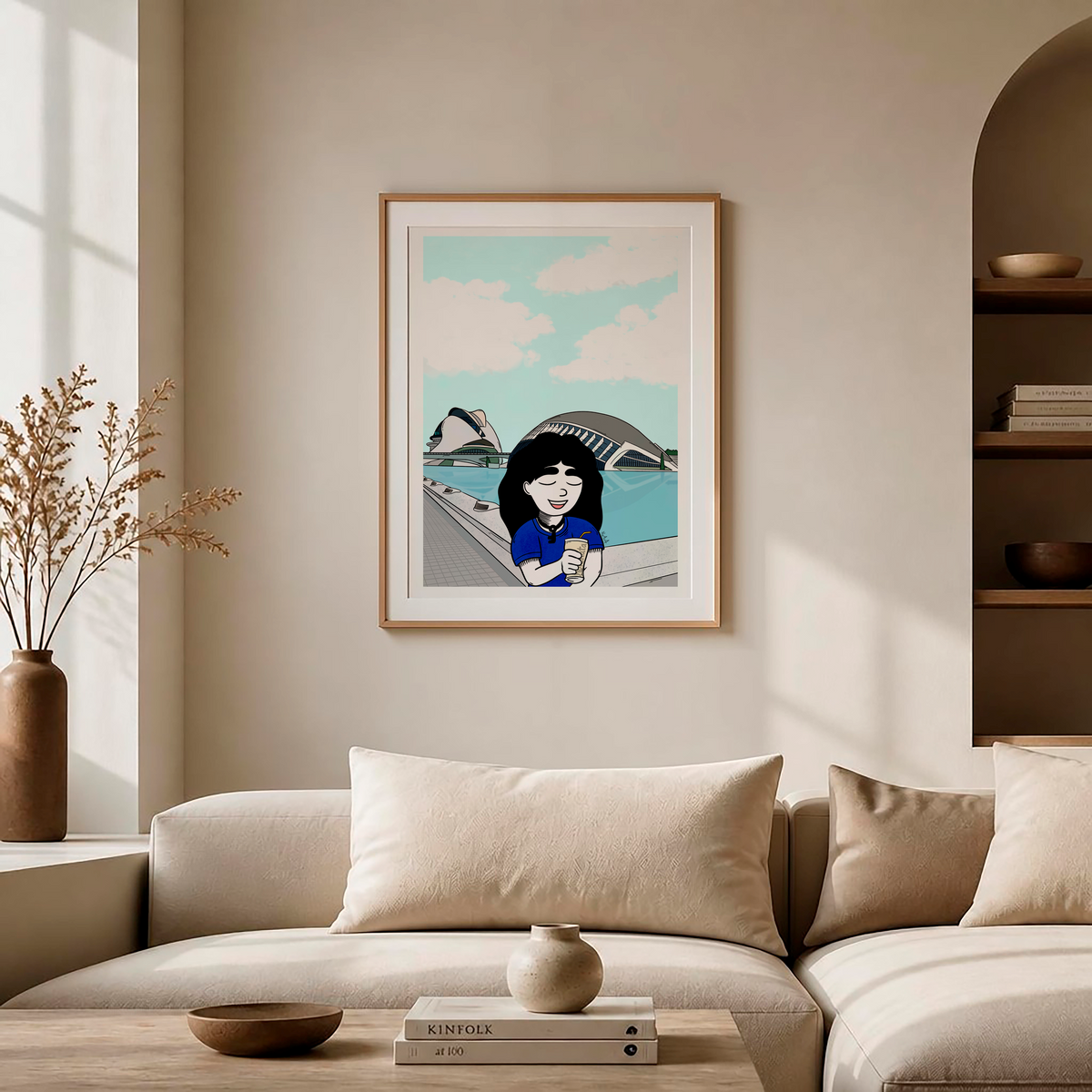 Ilustración "Ofelia en Valencia" (EDICIÓN ESPECIAL)