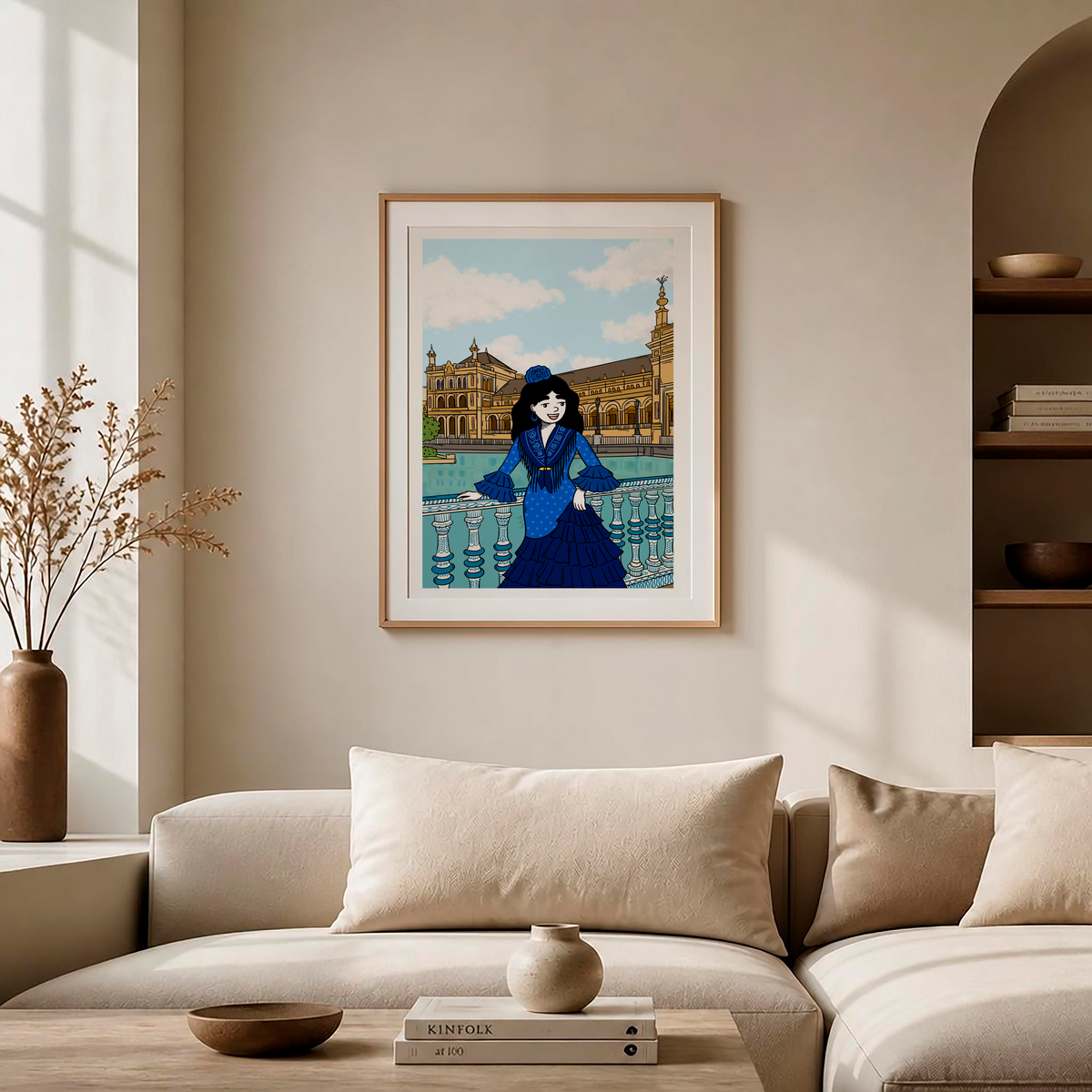 Ilustración "Ofelia en Sevilla" (EDICIÓN ESPECIAL)