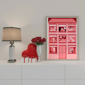 Edificio del Amor (Tonos rojos)